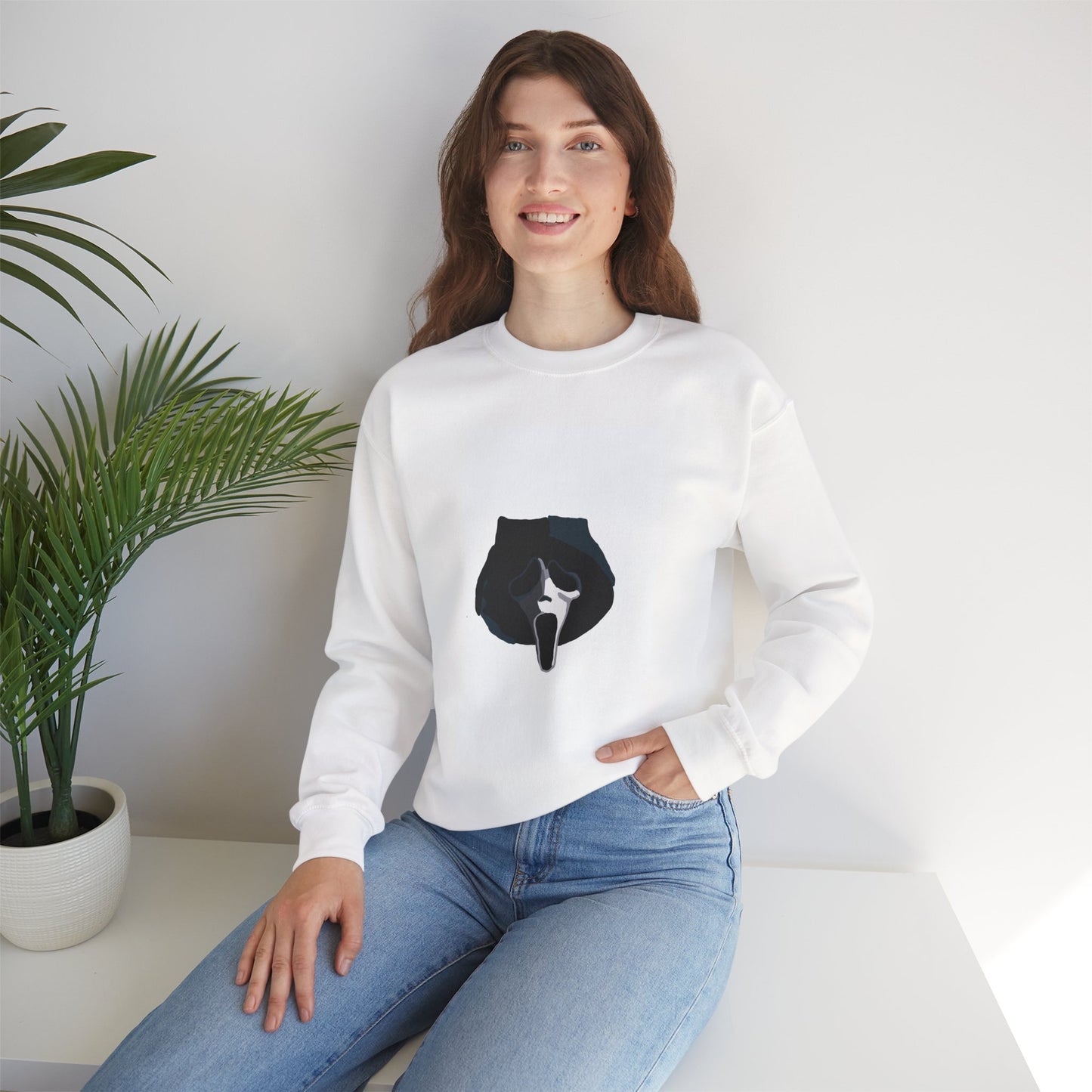 Ghostface Scary Movie Horror Sweatshirt - 90s Horror Film Merch