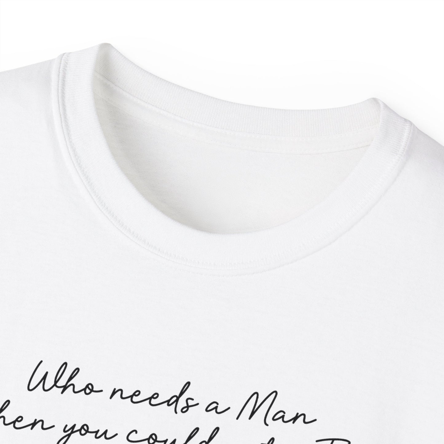 Tan Over A Man T-Shirt