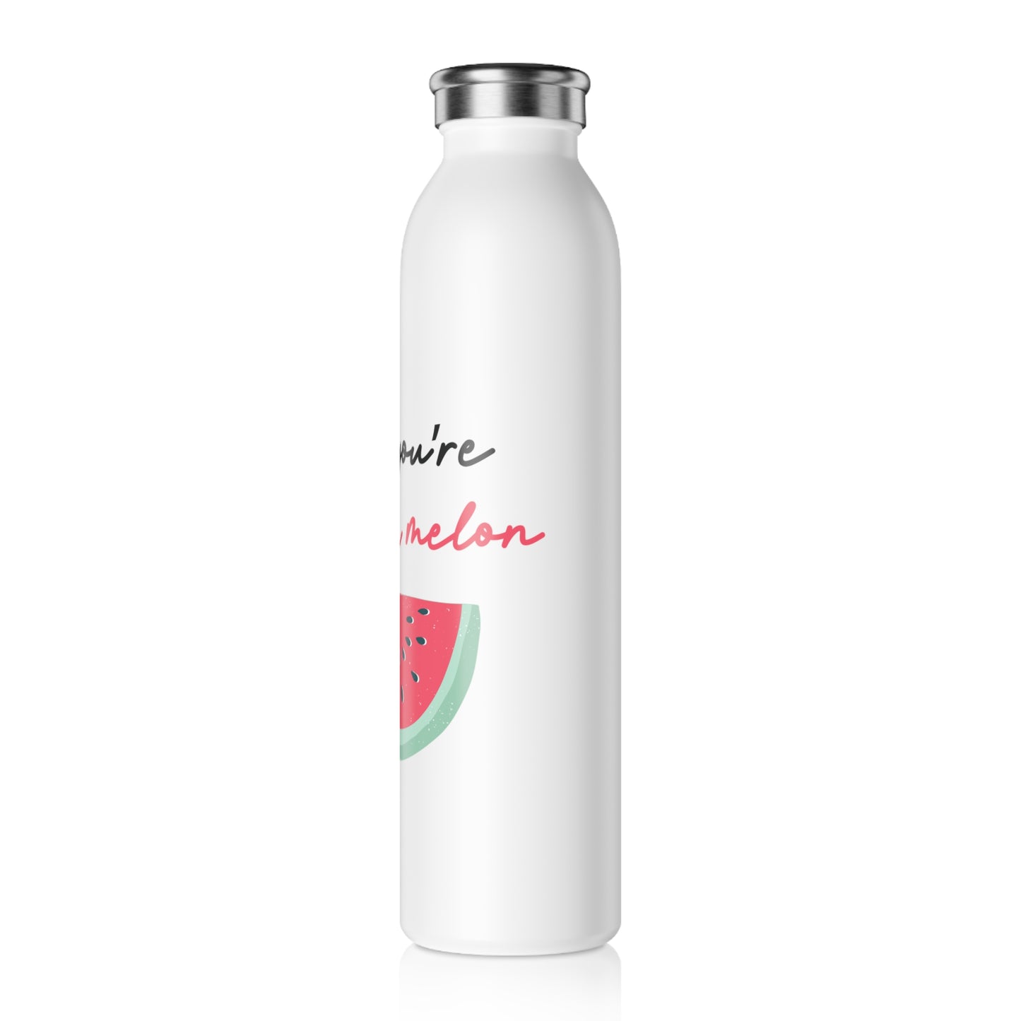 A Melon Thanks Slim Water Bottle