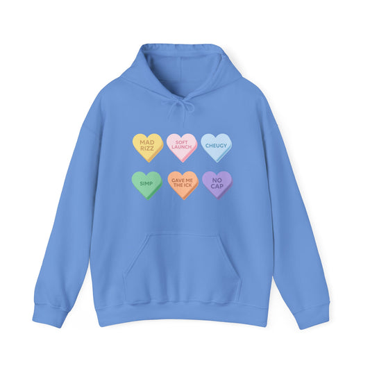 Honest Candy Hearts Unisex Heavy Blend™ Hooded Sweatshirt