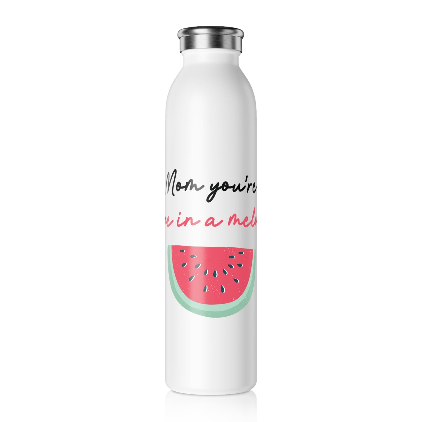 A Melon Thanks Slim Water Bottle