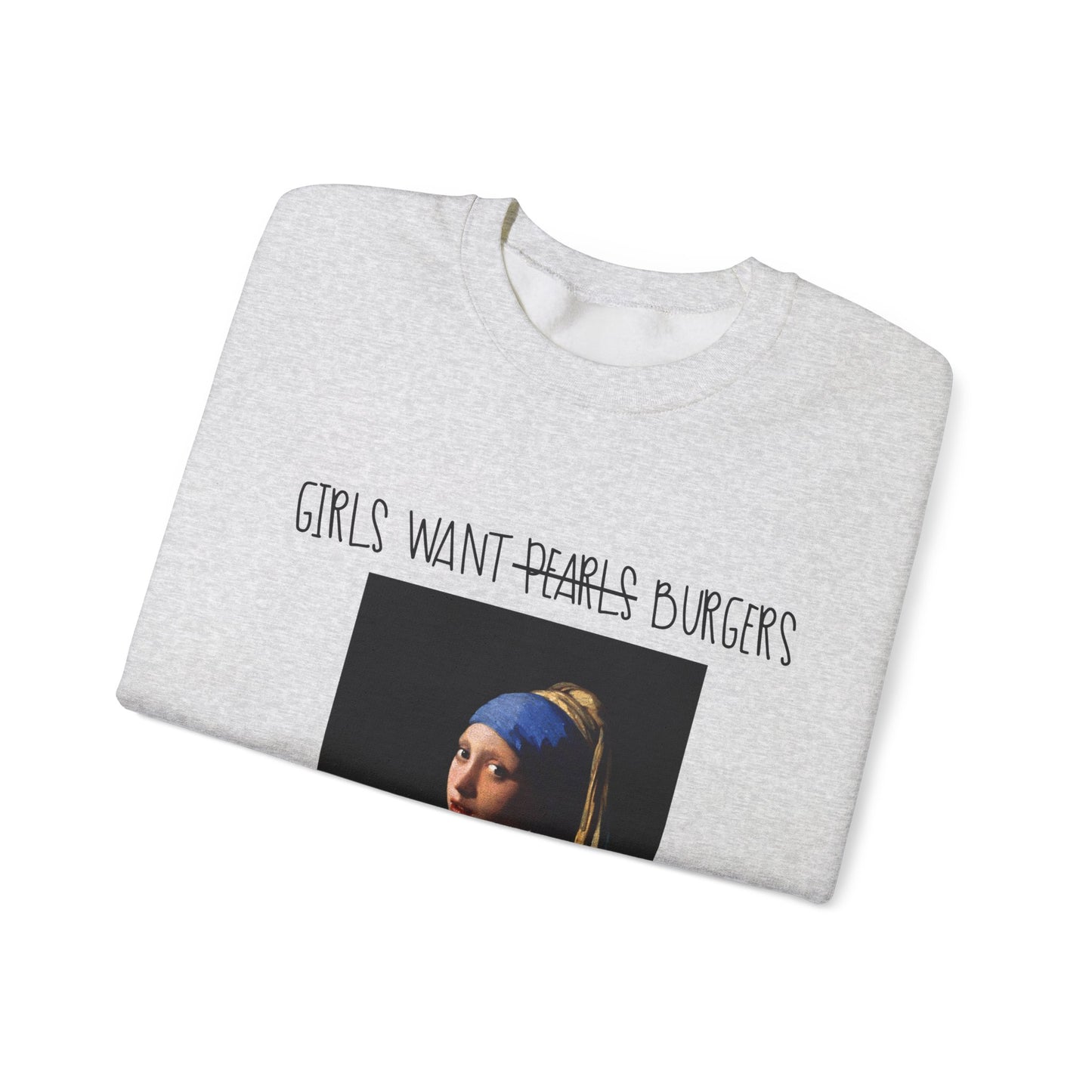 Girl with the Burger Sweatshirt