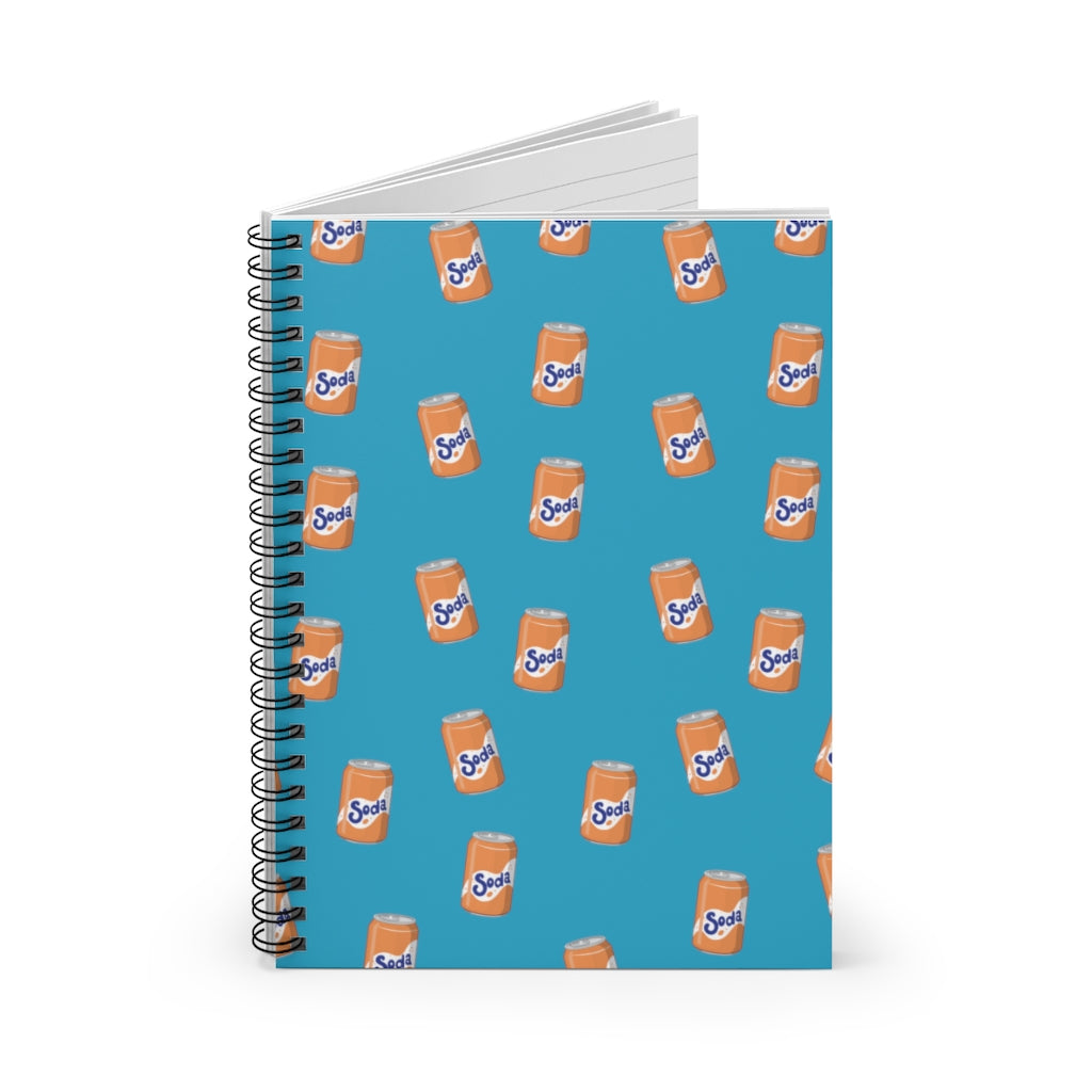You Should Get The Orange Soda Spiral Notebook - Ruled Line