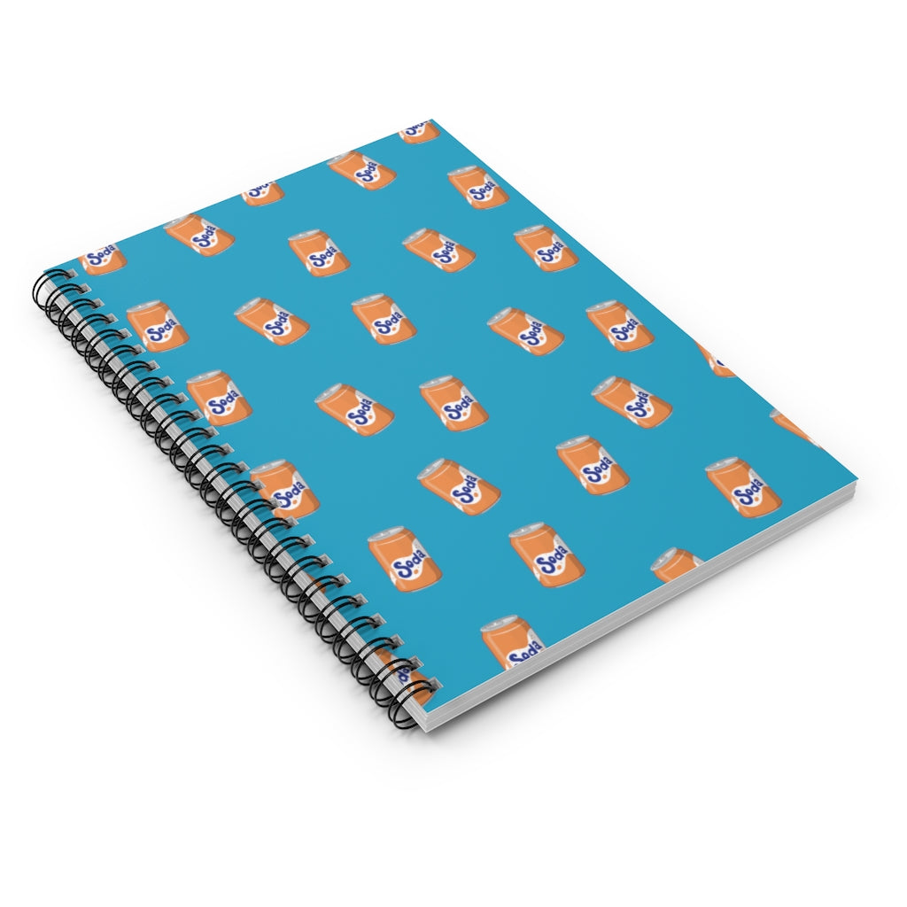 You Should Get The Orange Soda Spiral Notebook - Ruled Line