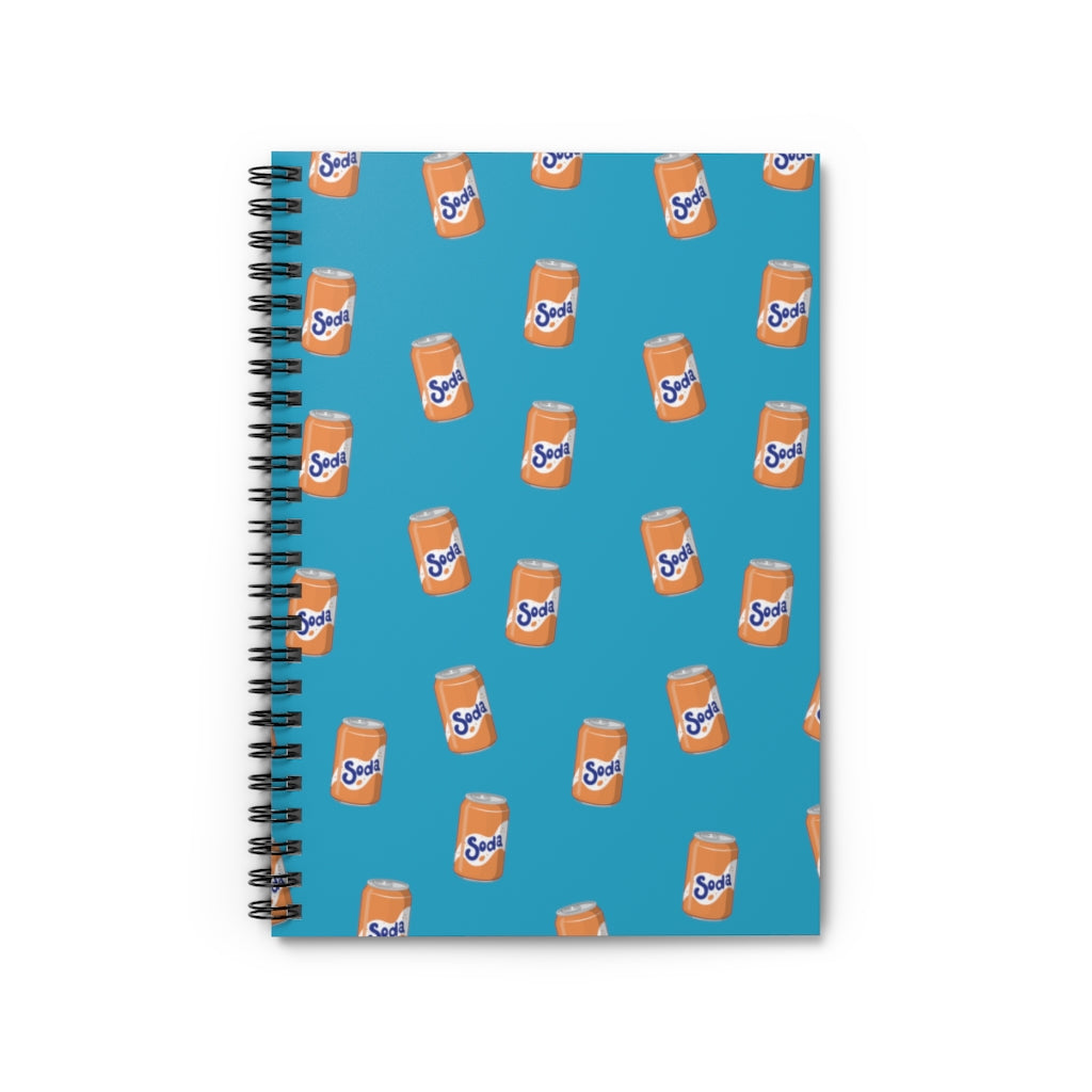 You Should Get The Orange Soda Spiral Notebook - Ruled Line