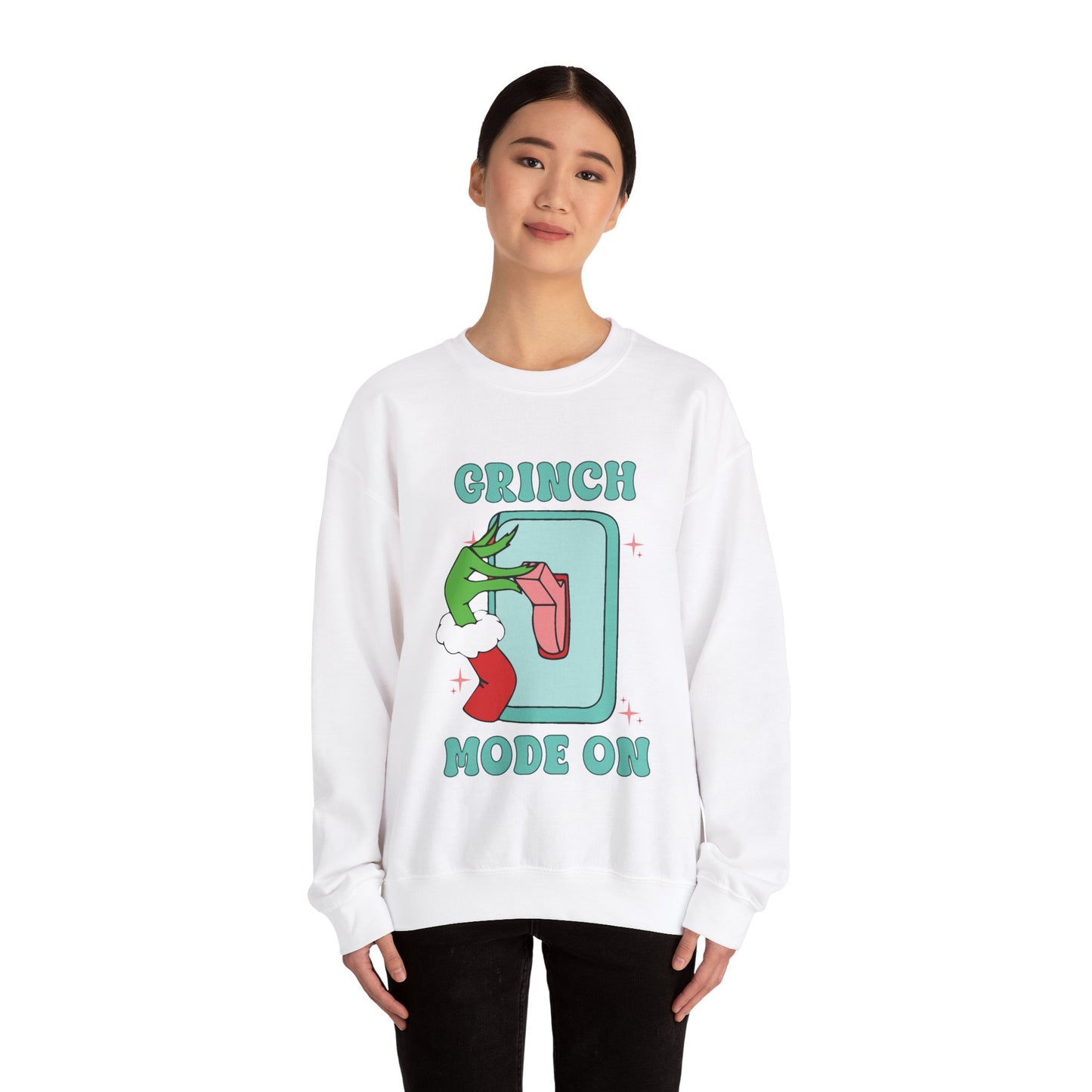 Grinch Mode On Chrismas Sweatshirt