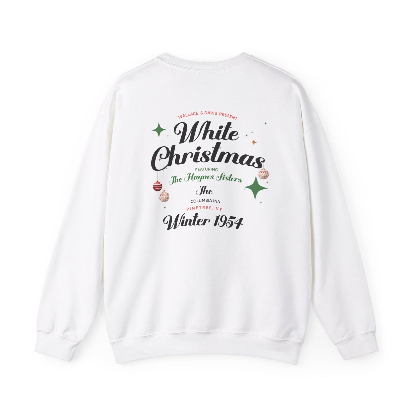 White Christmas Dreams Christmas Sweatshirt