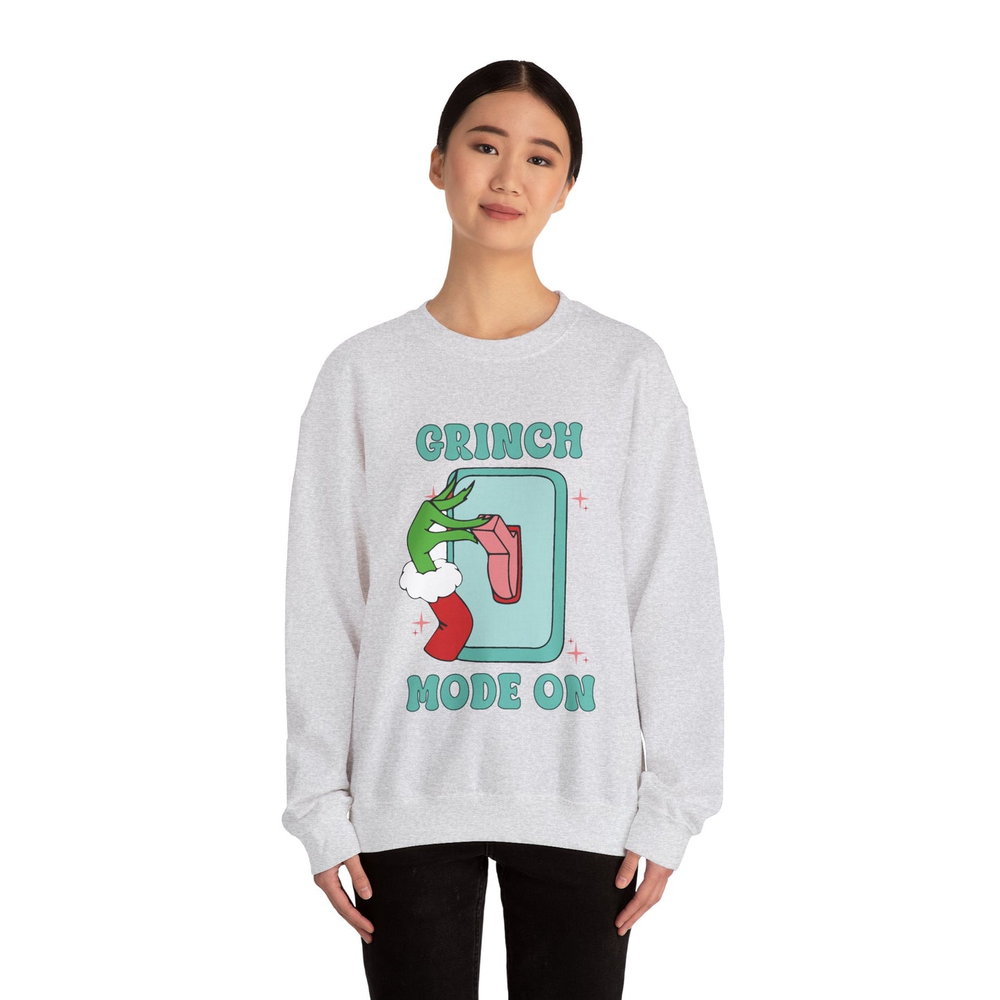 Grinch Mode On Chrismas Sweatshirt