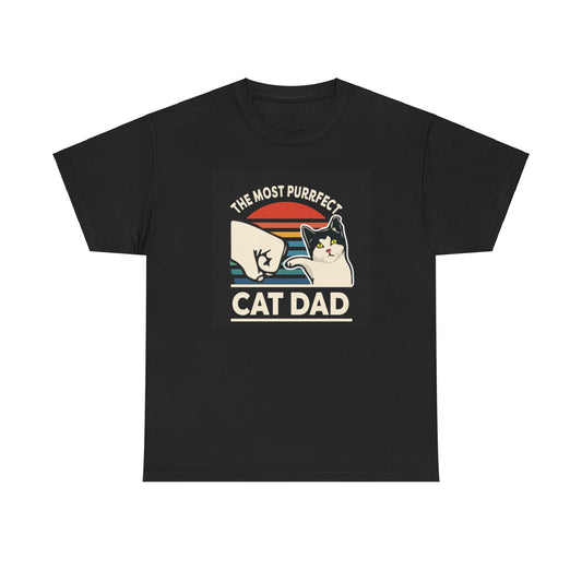 Cat dad Cotton Tee