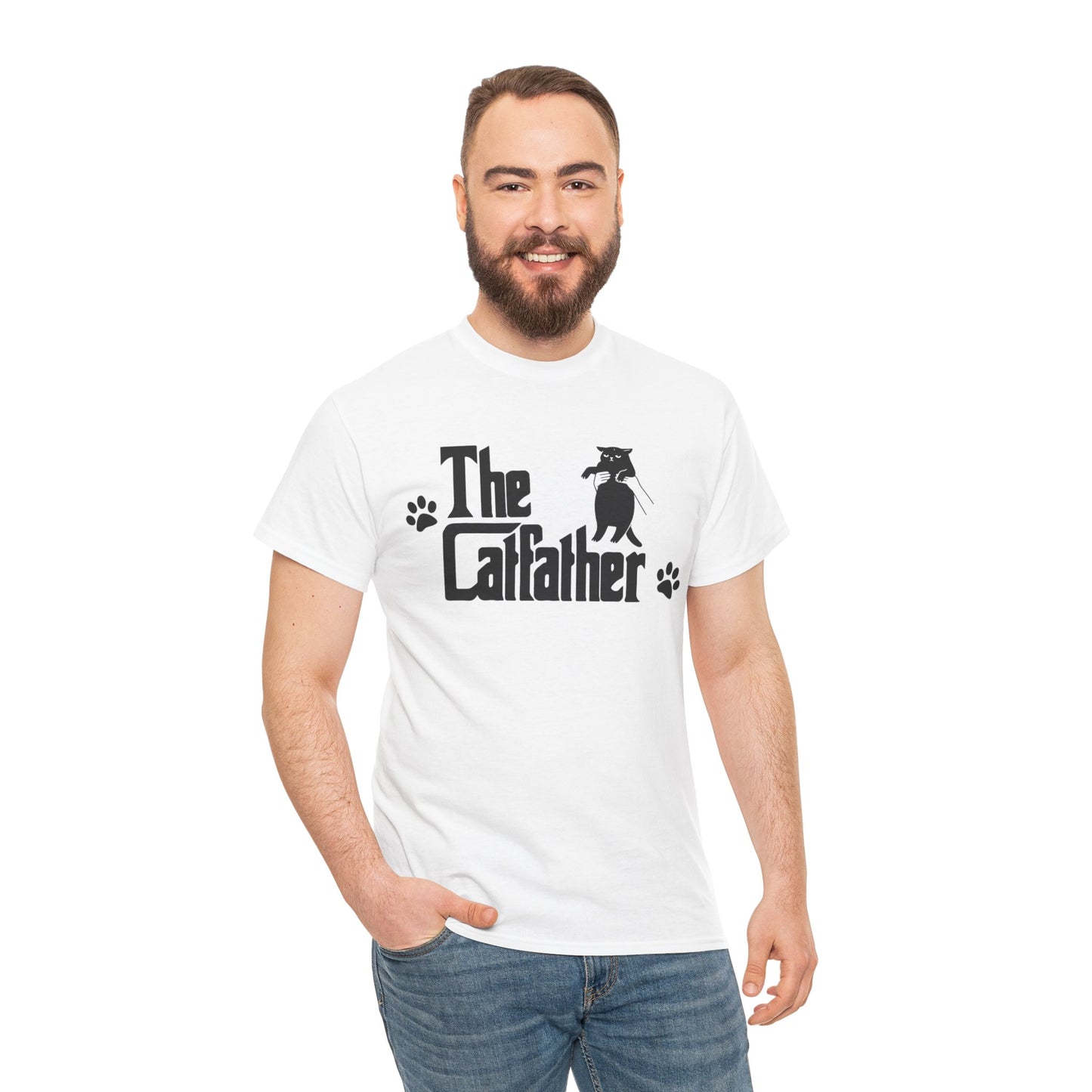 The cat father  Cotton Tee