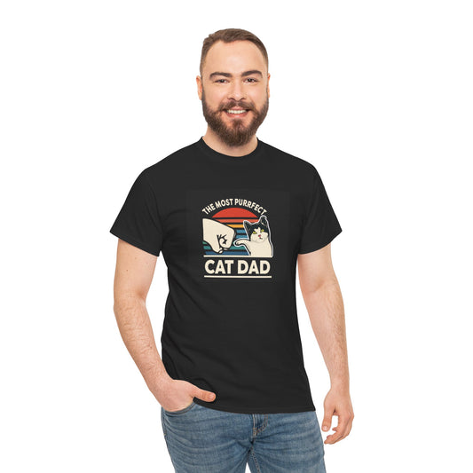 Cat dad Cotton Tee