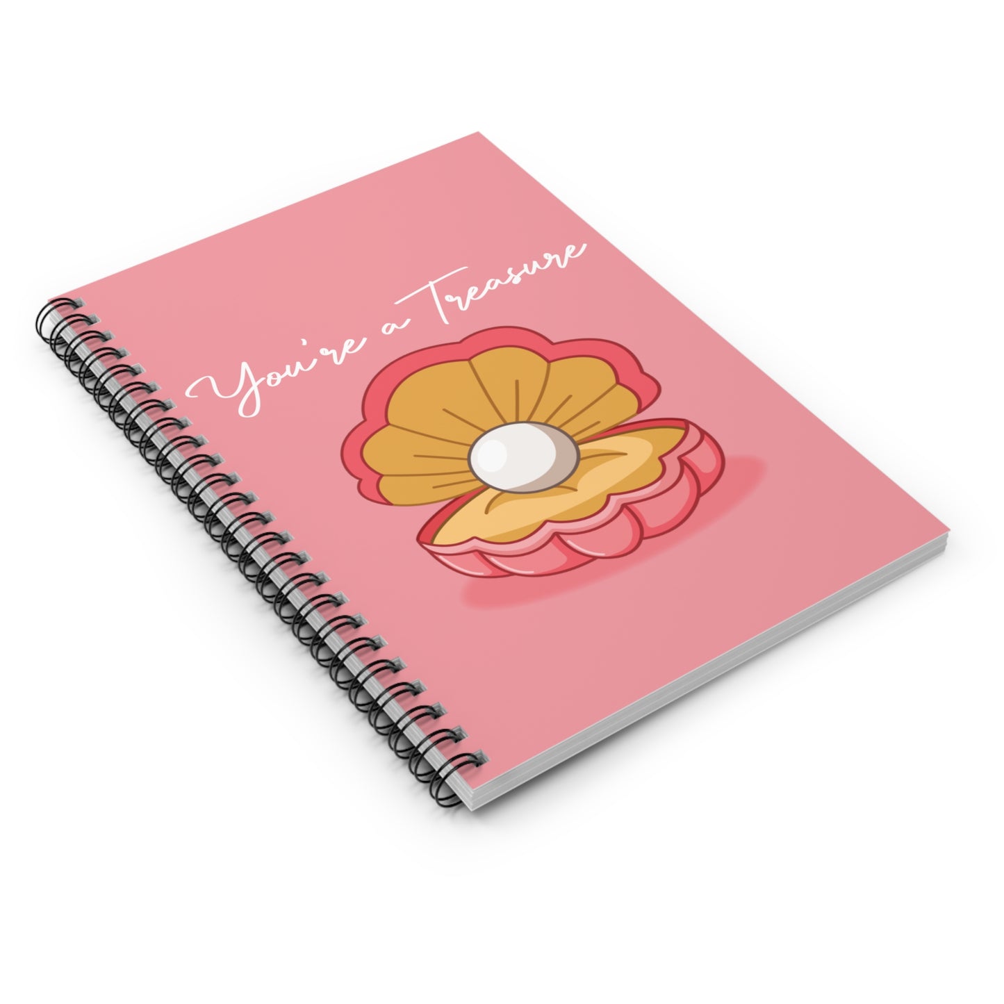 Mother of Pearl Spiral Notebook - Ruled Line