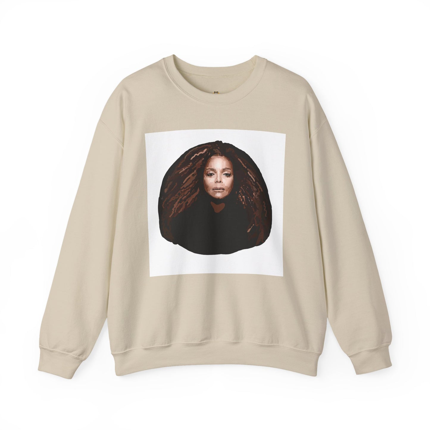 Janet Jackson Iconic Portrait Sweatshirt - Music Icon R&B 90s Pop Queen