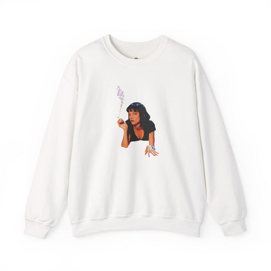 Mia Wallace Crewneck Sweatshirt - Pulp Fiction Inspired