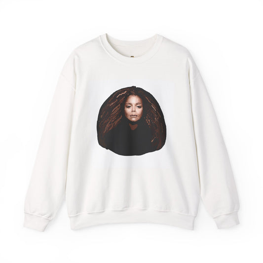 Janet Jackson Iconic Portrait Sweatshirt - Music Icon R&B 90s Pop Queen