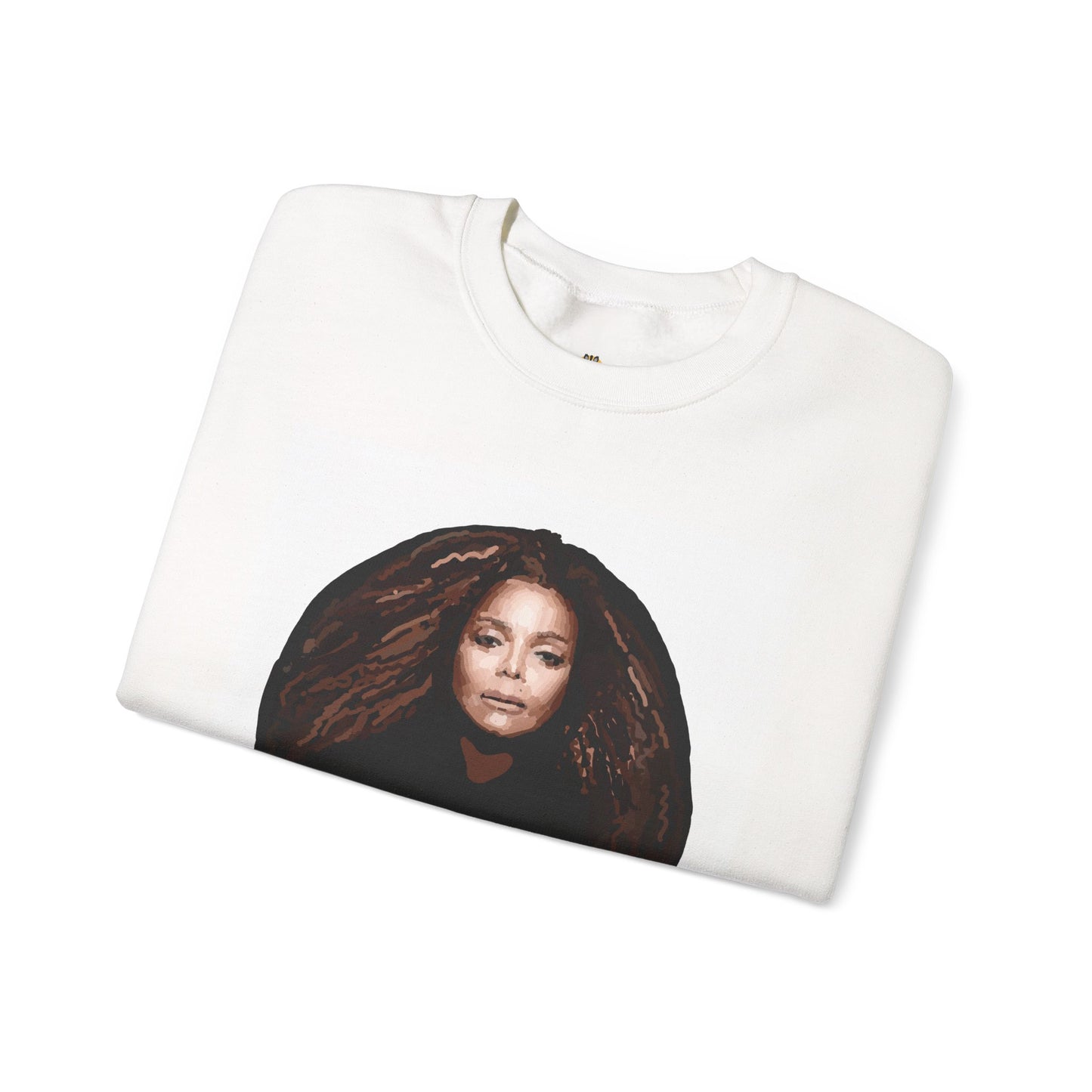 Janet Jackson Iconic Portrait Sweatshirt - Music Icon R&B 90s Pop Queen
