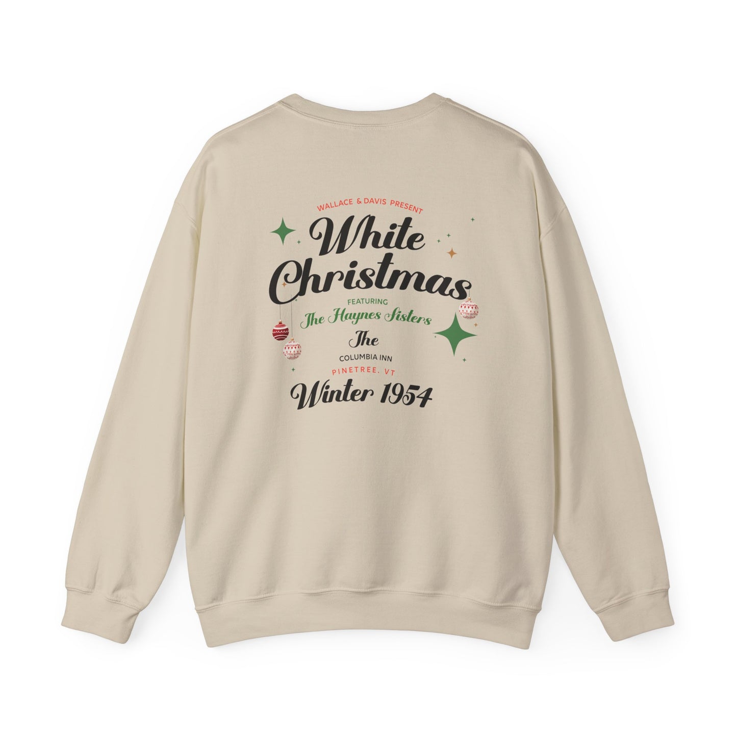 White Christmas Dreams Christmas Sweatshirt