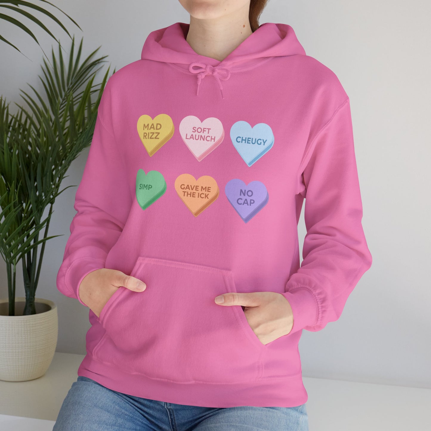 Honest Candy Hearts Unisex Heavy Blend™ Hooded Sweatshirt