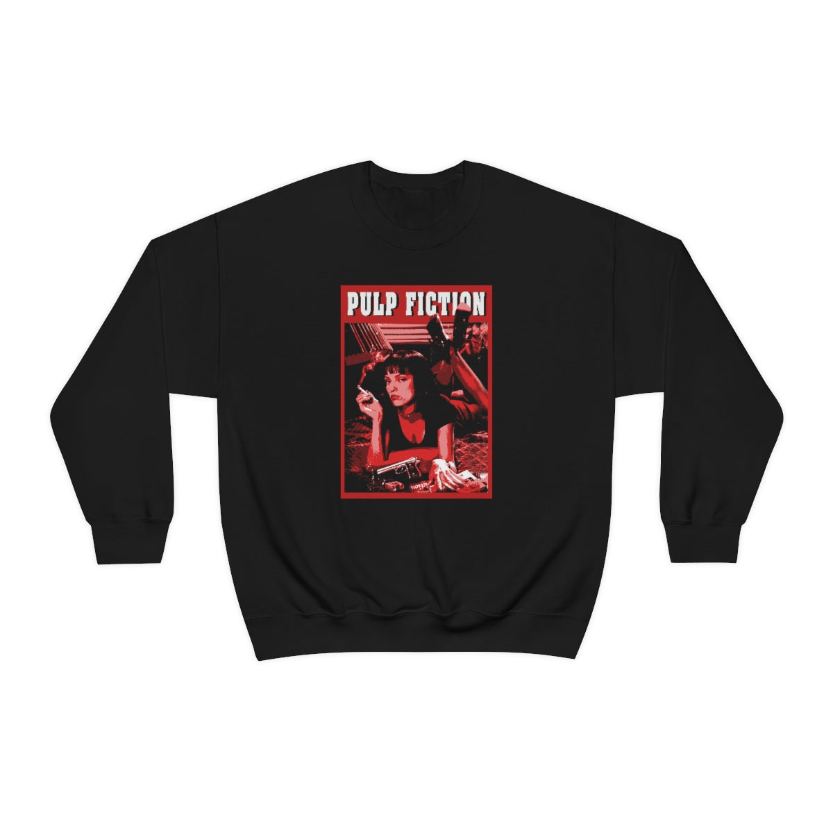 Pulp Fiction Hoodie Pop Culture Hooded Sweatshirt Vintage Hoodies Quirky Zebra Shop