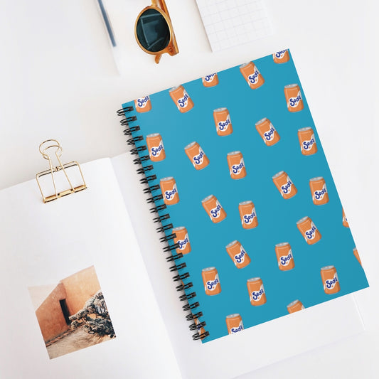 You Should Get The Orange Soda Spiral Notebook - Ruled Line