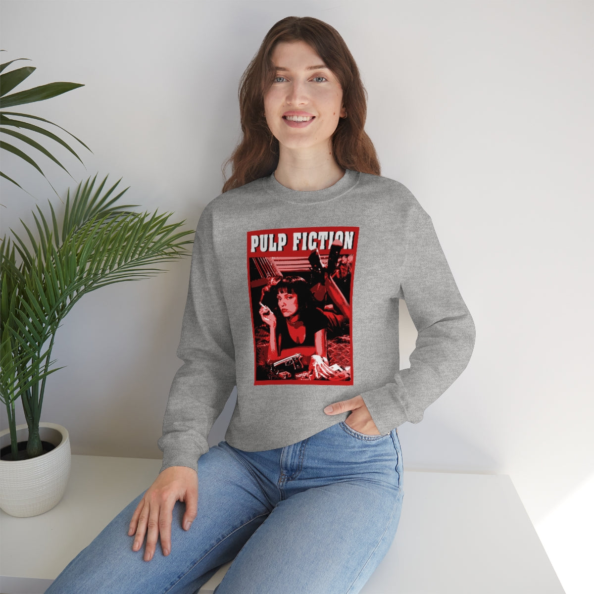 Pulp Fiction Hoodie, Pop Culture Hooded Sweatshirt, Vintage Hoodies