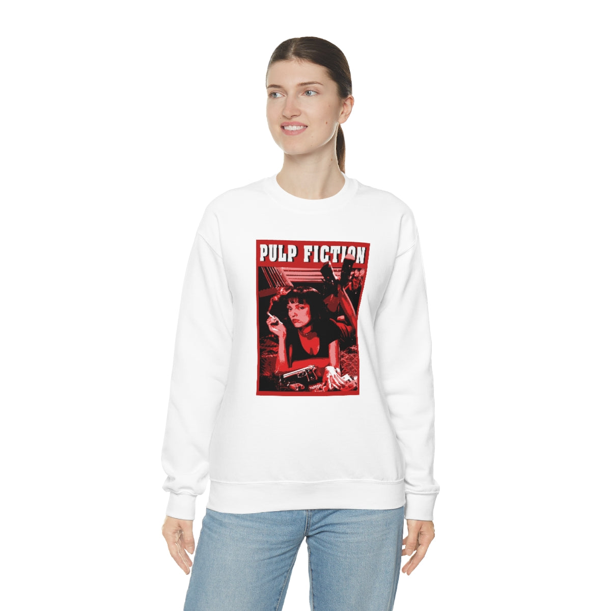 Pulp Fiction Hoodie, Pop Culture Hooded Sweatshirt, Vintage Hoodies