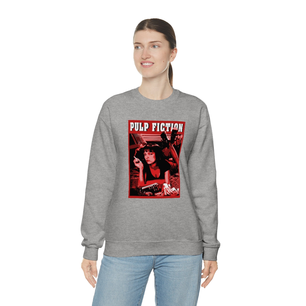 Pulp Fiction Hoodie, Pop Culture Hooded Sweatshirt, Vintage Hoodies