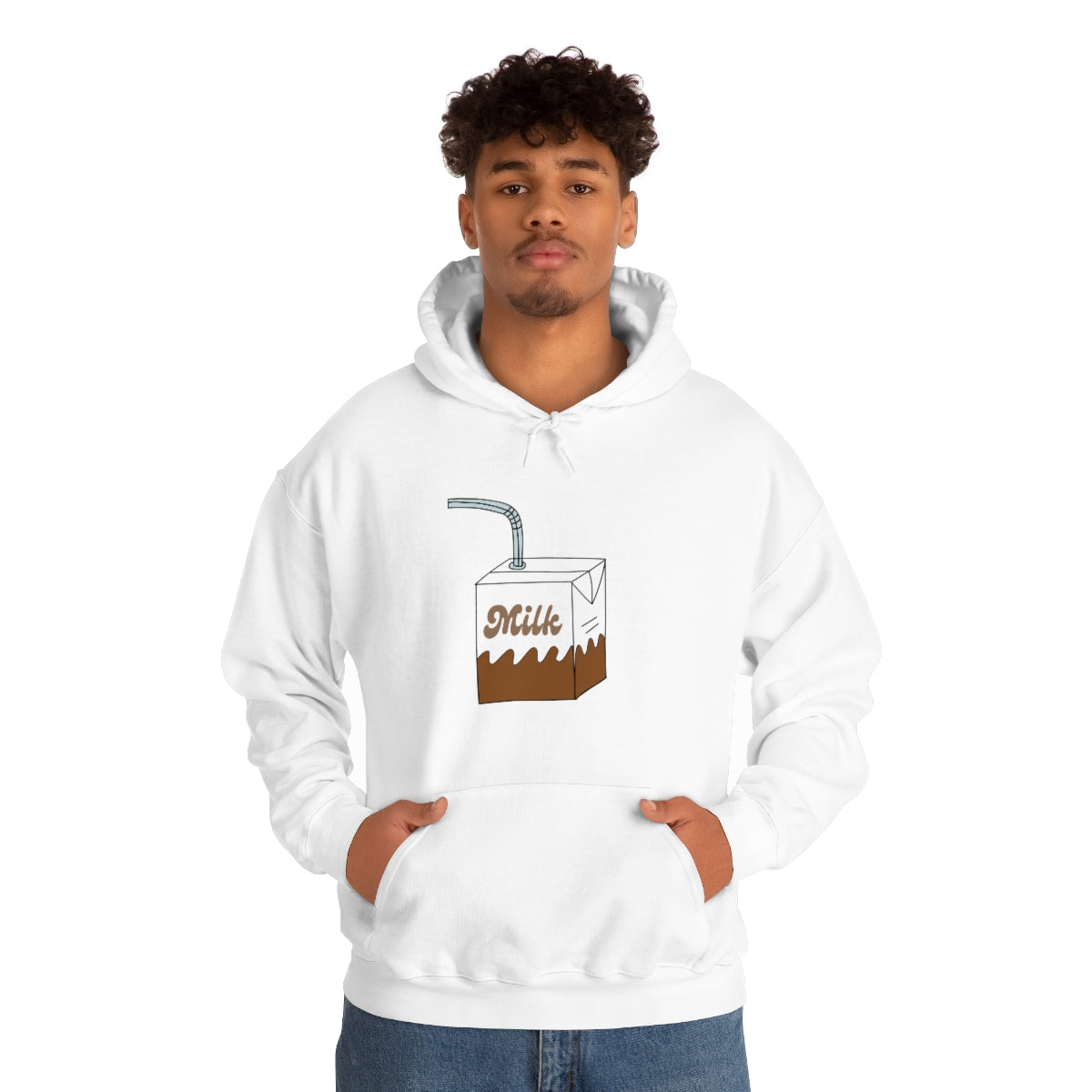 Drink Milk Hooded Sweatshirt