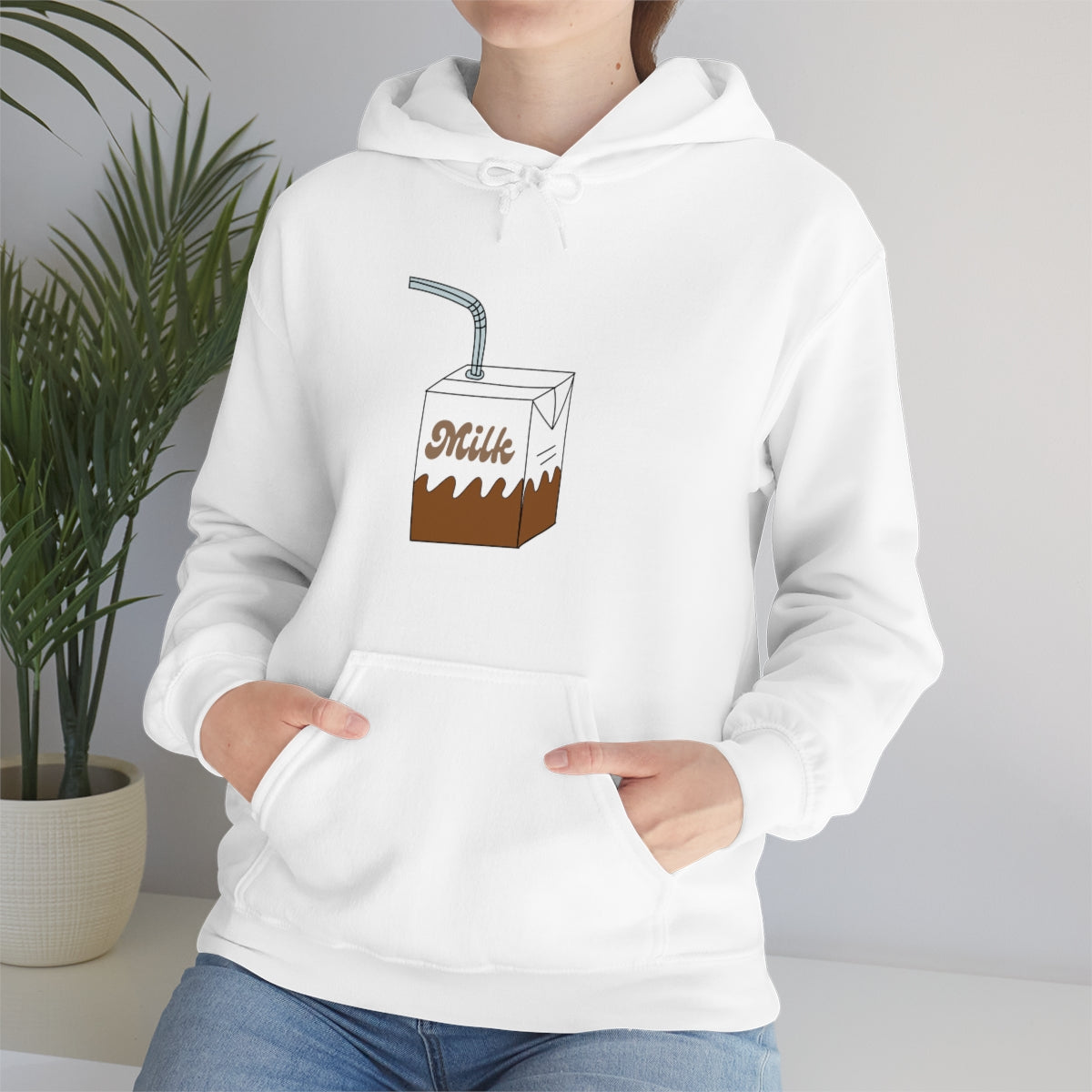 Drink Milk Hooded Sweatshirt