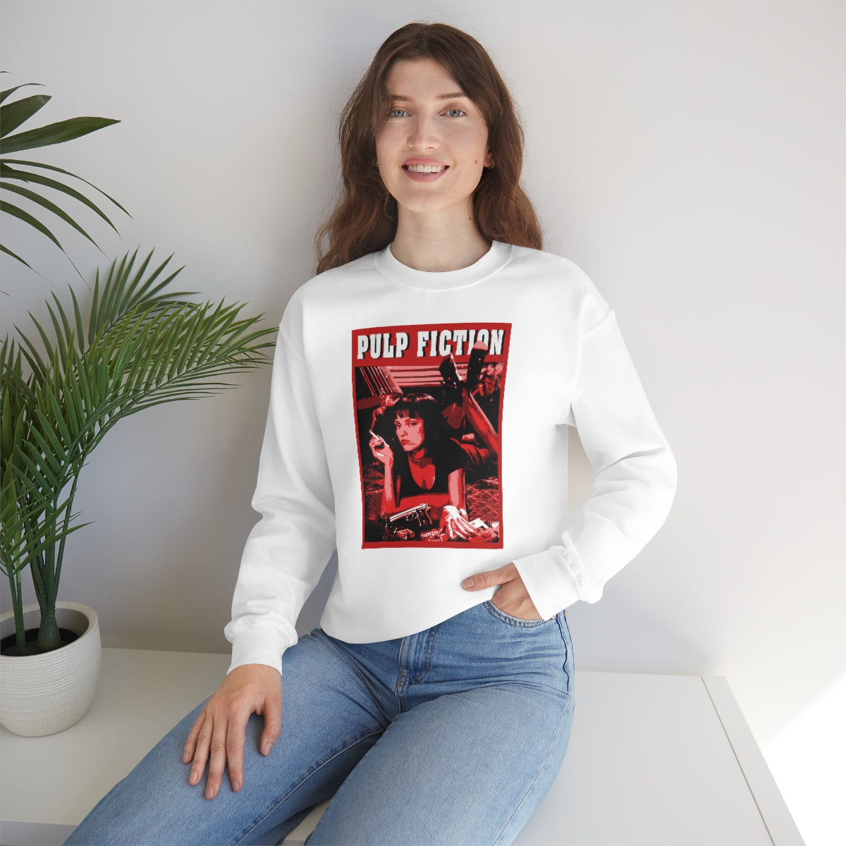 Pulp Fiction Hoodie, Pop Culture Hooded Sweatshirt, Vintage Hoodies