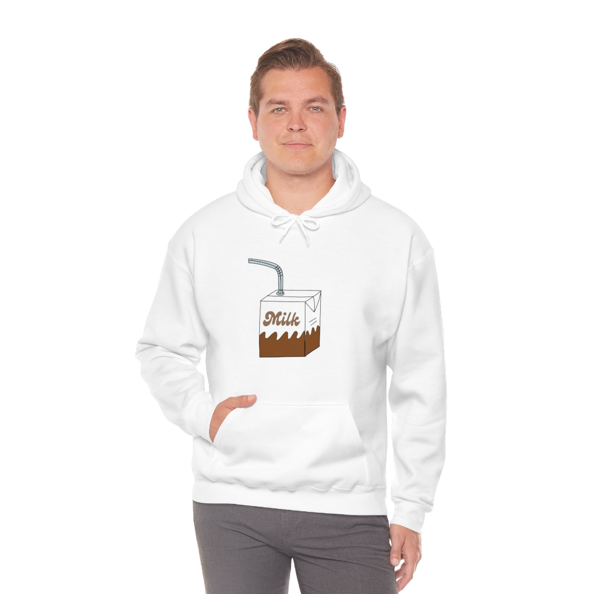 Drink Milk Hooded Sweatshirt