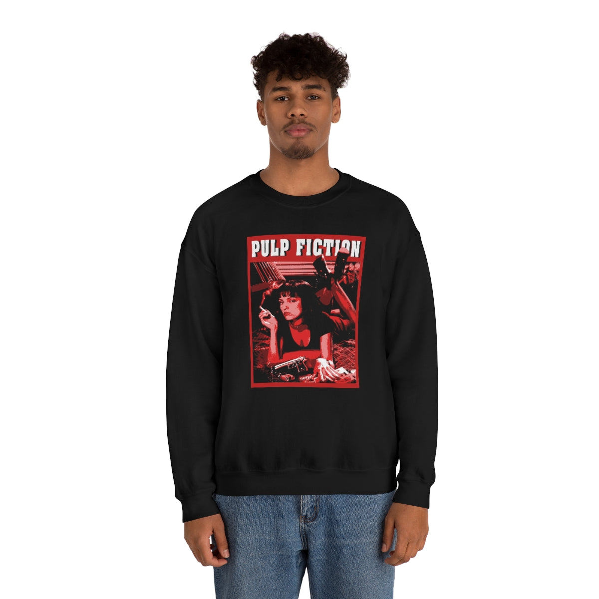 Pulp Fiction Hoodie, Pop Culture Hooded Sweatshirt, Vintage Hoodies