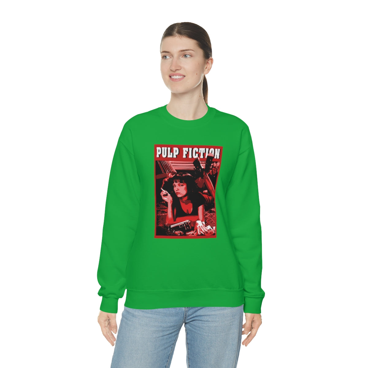 Pulp Fiction Hoodie, Pop Culture Hooded Sweatshirt, Vintage Hoodies