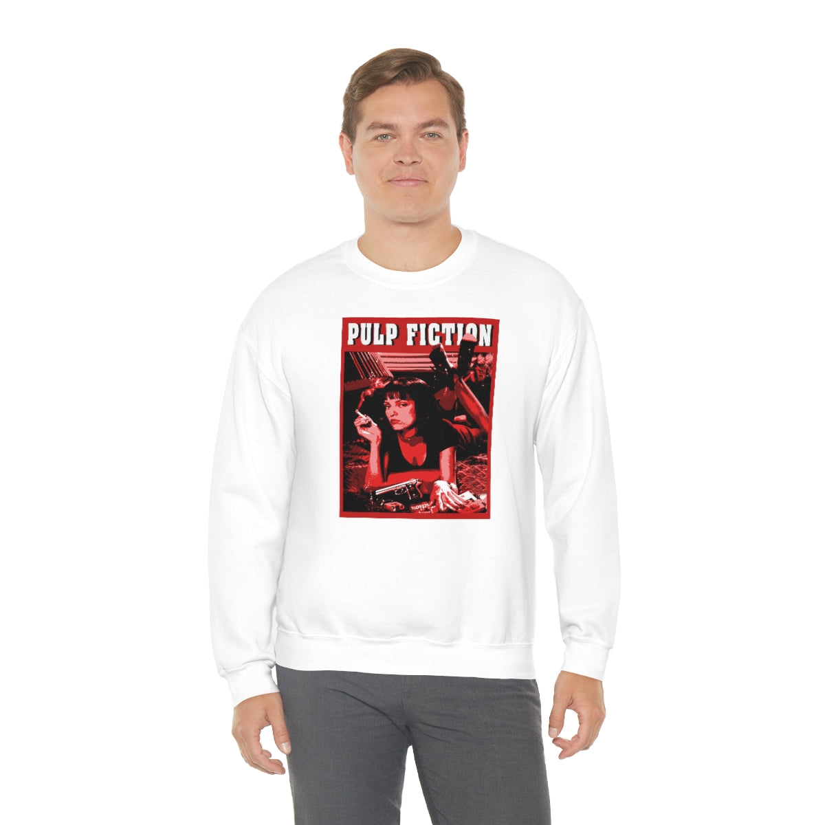 Pulp Fiction Hoodie, Pop Culture Hooded Sweatshirt, Vintage Hoodies