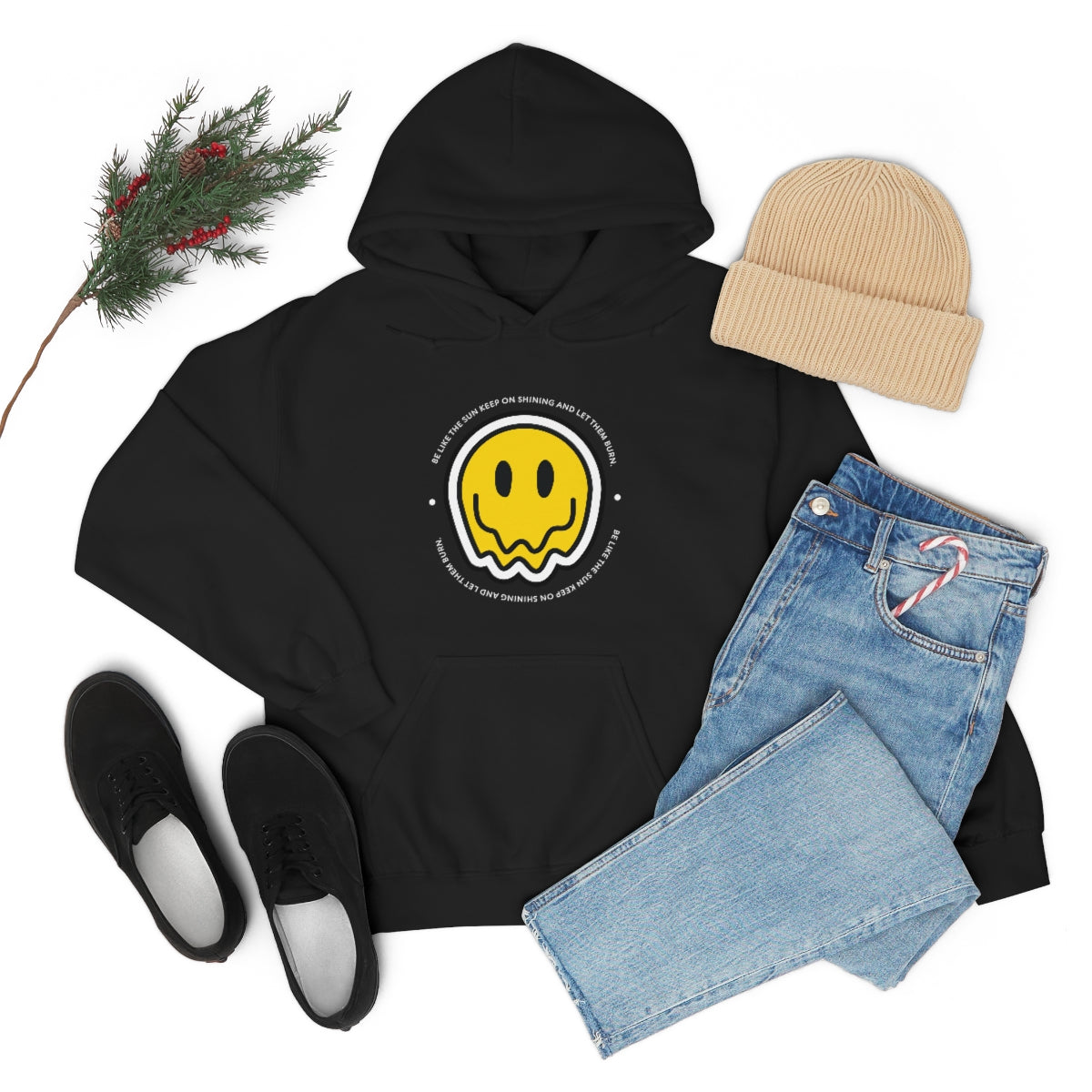 Sheesh Black Hooded Sweatshirt