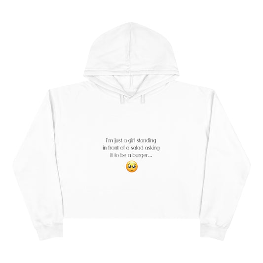 Salad Girl Crop Hoodie